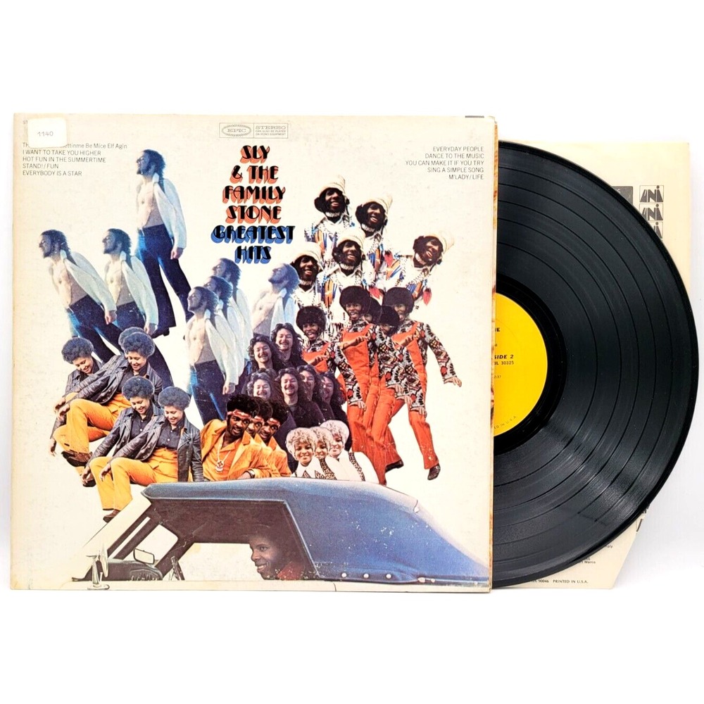 SLY & THE FAMILY STONE - GREATEST HITS - R&B SOUL LP EPIC